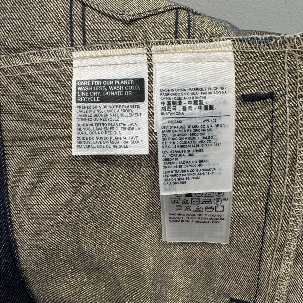 Levi's Blue Denim Jacket - Picture 8 of 9